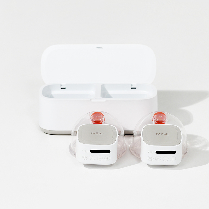 i2 Plus Breast Pump (One Pair) with Dual Charging Dock